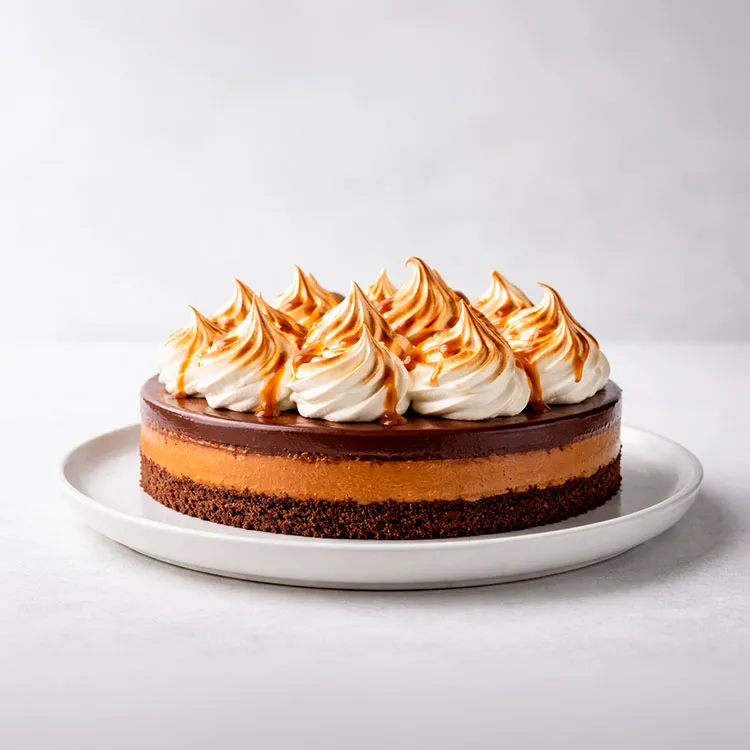 Marquise con dulce de leche y merengue - Torta - pastelería artesanal Mariana Martínez