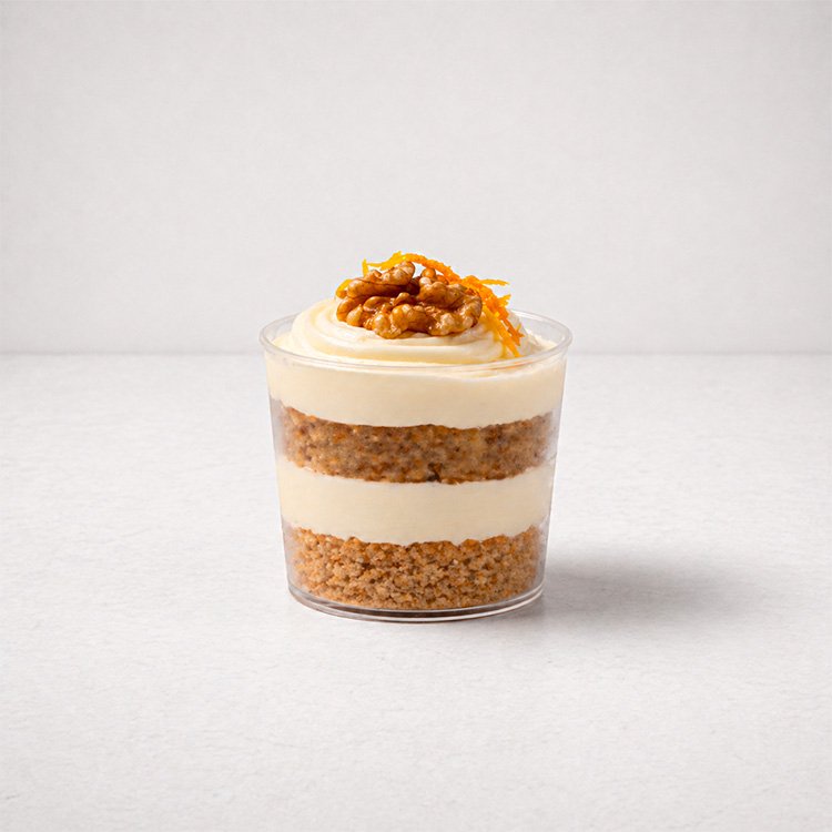 Shot carrot cake mariana martinez pasteleria